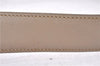 Authentic HERMES Leather Belt Reversible Size 60cm 23.6" Beige Brown 1488E