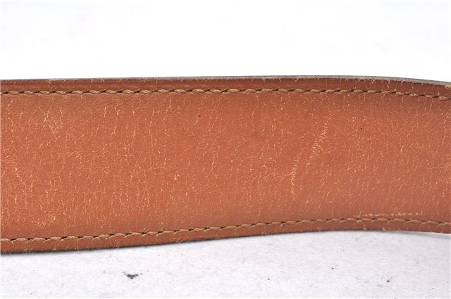 Authentic HERMES Leather Belt Reversible Size 60cm 23.6