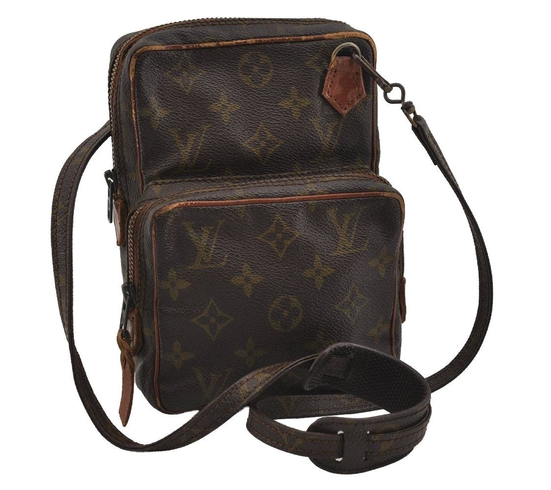 Authentic Louis Vuitton Monogram Amazone Shoulder Cross Body Bag Old Model 1488I