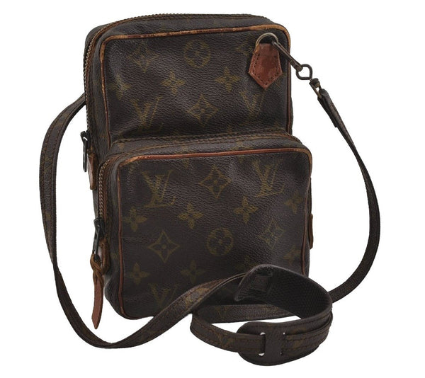 Authentic Louis Vuitton Monogram Amazone Shoulder Cross Body Bag Old Model 1488I