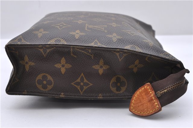 Auth Louis Vuitton Monogram Poche Toilette 26 Cosmetics Pouch M47542 LV 1490D