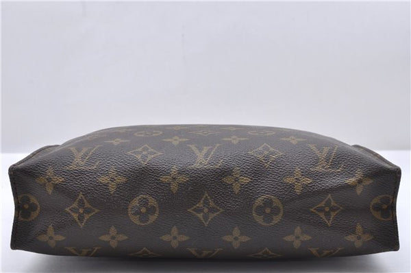 Auth Louis Vuitton Monogram Poche Toilette 26 Cosmetics Pouch M47542 LV 1490D