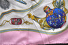 Authentic HERMES Carre 90 Scarf "Qu' importe le flacon" Silk Pink 1490E