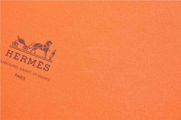 Authentic HERMES Carre 90 Scarf "CARPE DIEM" Silk Beige Green Box 1491E