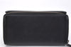 Authentic GUCCI Interlocking G Long Wallet Purse Leather 449397 Black Box 1491F