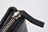 Authentic GUCCI Interlocking G Long Wallet Purse Leather 449397 Black Box 1491F