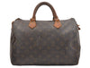 Authentic Louis Vuitton Monogram Speedy 30 Hand Boston Bag M41526 LV Junk 1491I