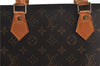 Authentic Louis Vuitton Monogram Sac Plat Hand Tote Bag M51140 LV 1492G