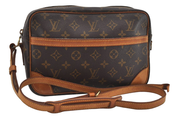 Auth Louis Vuitton Monogram Trocadero 27 Shoulder Cross Bag M51274 LV Junk 1492I