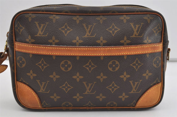 Auth Louis Vuitton Monogram Trocadero 27 Shoulder Cross Bag M51274 LV Junk 1492I