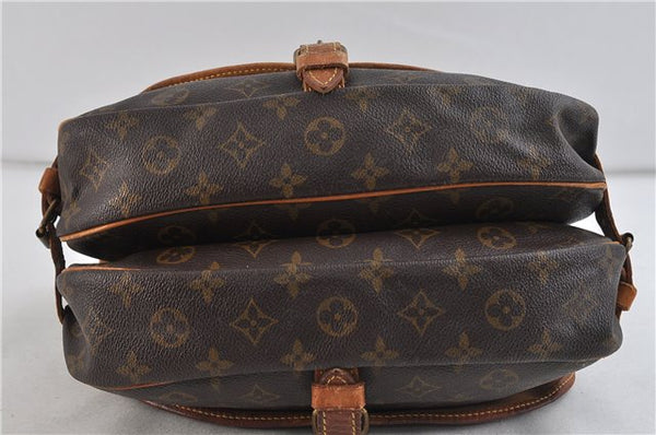 Auth Louis Vuitton Monogram Saumur 30 Shoulder Cross Body Bag M42256 LV 1494D