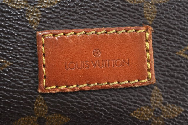 Auth Louis Vuitton Monogram Saumur 30 Shoulder Cross Body Bag M42256 LV 1494D