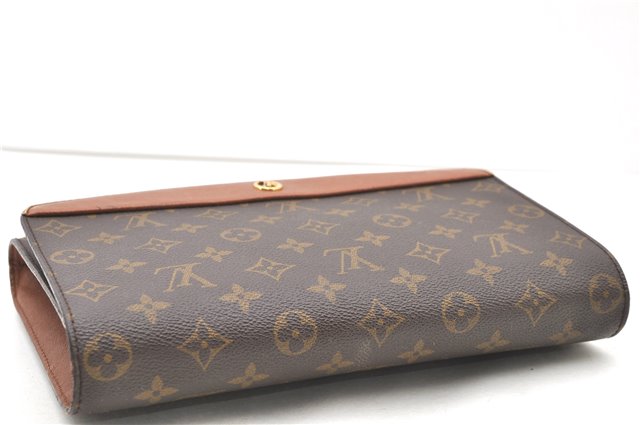 Auth Louis Vuitton Monogram Bordeaux 2Way Shoulder Clutch Bag M51797 LV 1495D