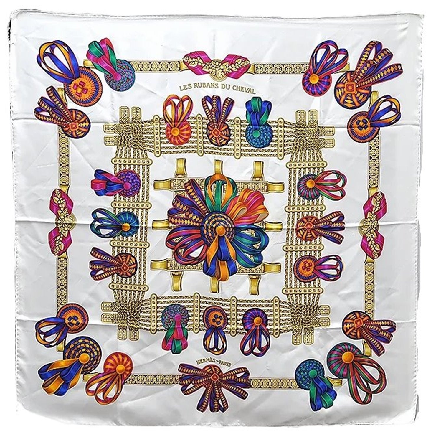 Authentic HERMES Carre 90 Scarf 