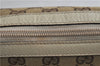 Authentic GUCCI Abbey Hand Bag GG Canvas Leather 145750 Beige 1496D