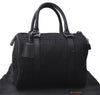 Authentic FENDI Zucchino Hand Bag Canvas Leather Black 1497D