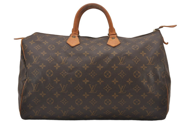 Authentic Louis Vuitton Monogram Speedy 40 Hand Boston Bag Old Model LV 1497I