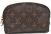 Authentic Louis Vuitton Monogram Pochette Cosmetic Pouch M47515 LV 1498D