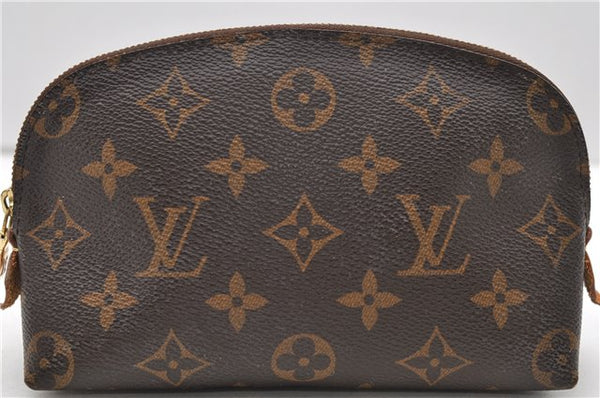 Authentic Louis Vuitton Monogram Pochette Cosmetic Pouch M47515 LV 1498D