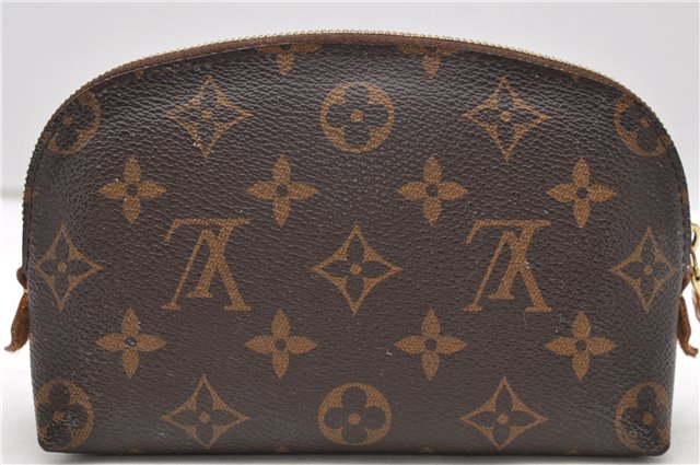 Authentic Louis Vuitton Monogram Pochette Cosmetic Pouch M47515 LV 1498D