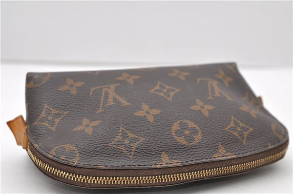 Authentic Louis Vuitton Monogram Pochette Cosmetic Pouch M47515 LV 1498D