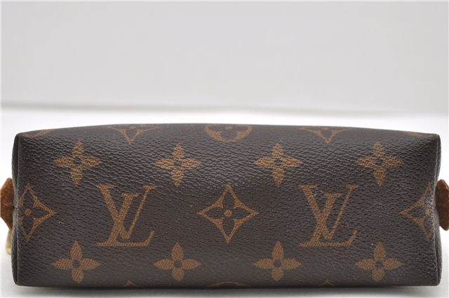 Authentic Louis Vuitton Monogram Pochette Cosmetic Pouch M47515 LV 1498D