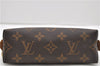 Authentic Louis Vuitton Monogram Pochette Cosmetic Pouch M47515 LV 1498D