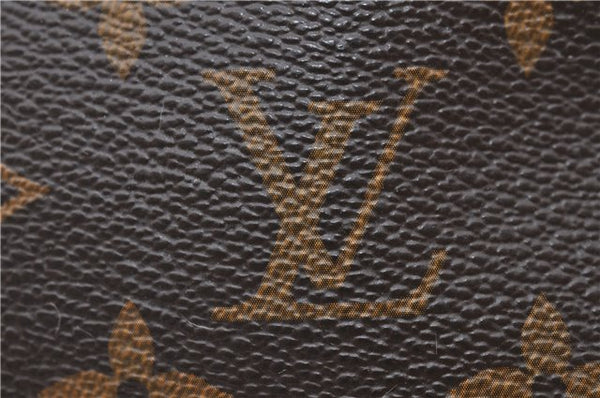 Authentic Louis Vuitton Monogram Pochette Cosmetic Pouch M47515 LV 1498D