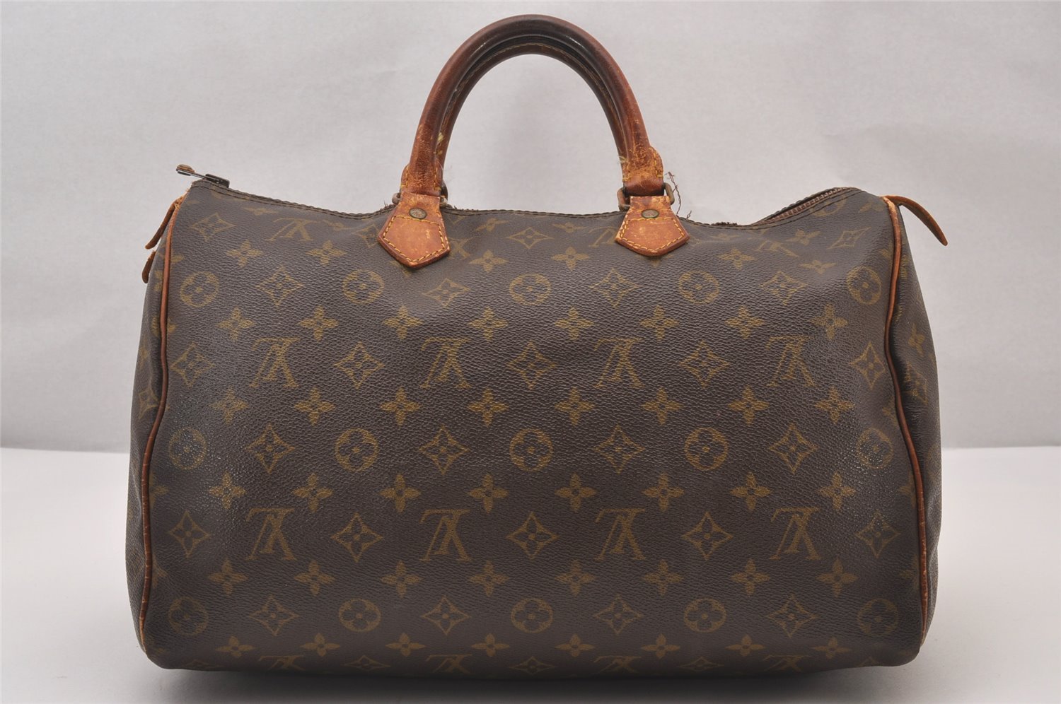 Authentic Louis Vuitton Monogram Speedy 35 Hand Boston Bag Old Model LV 1498I