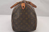 Authentic Louis Vuitton Monogram Speedy 35 Hand Boston Bag Old Model LV 1498I