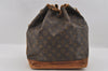 Authentic Louis Vuitton Monogram Noe Shoulder Drawstring Bag M42224 LV 1499I