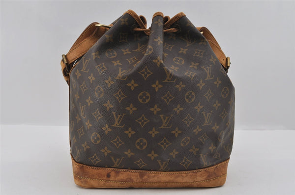 Authentic Louis Vuitton Monogram Noe Shoulder Drawstring Bag M42224 LV 1499I