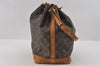 Authentic Louis Vuitton Monogram Noe Shoulder Drawstring Bag M42224 LV 1499I