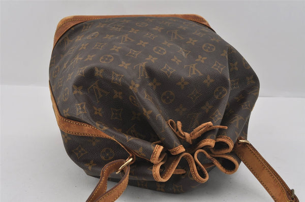 Authentic Louis Vuitton Monogram Noe Shoulder Drawstring Bag M42224 LV 1499I