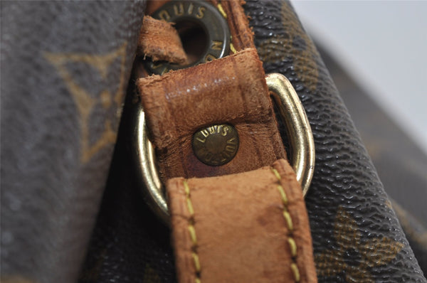 Authentic Louis Vuitton Monogram Noe Shoulder Drawstring Bag M42224 LV 1499I