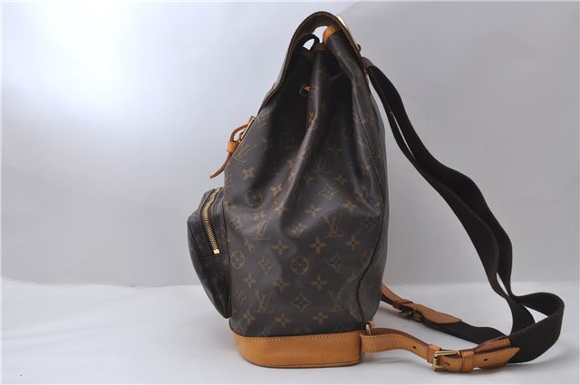 Authentic Louis Vuitton Monogram Montsouris GM Backpack M51135 LV 1500D