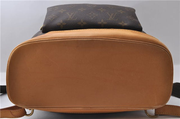 Authentic Louis Vuitton Monogram Montsouris GM Backpack M51135 LV 1500D