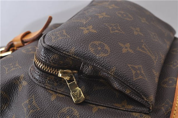 Authentic Louis Vuitton Monogram Montsouris GM Backpack M51135 LV 1500D