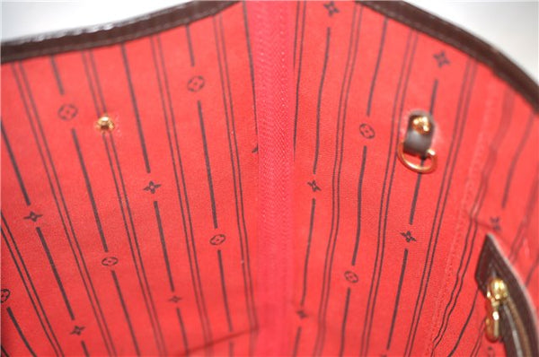 Authentic Louis Vuitton Damier Neverfull MM Shoulder Tote Bag N51105 LV 1500E