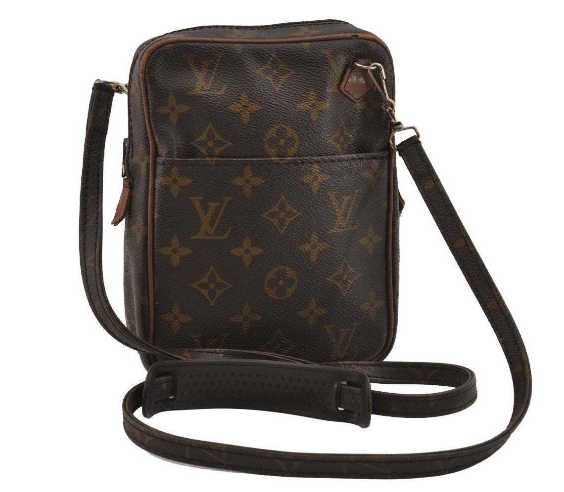 Authentic Louis Vuitton Monogram Danube Shoulder Cross Bag Old Model LV 1500I