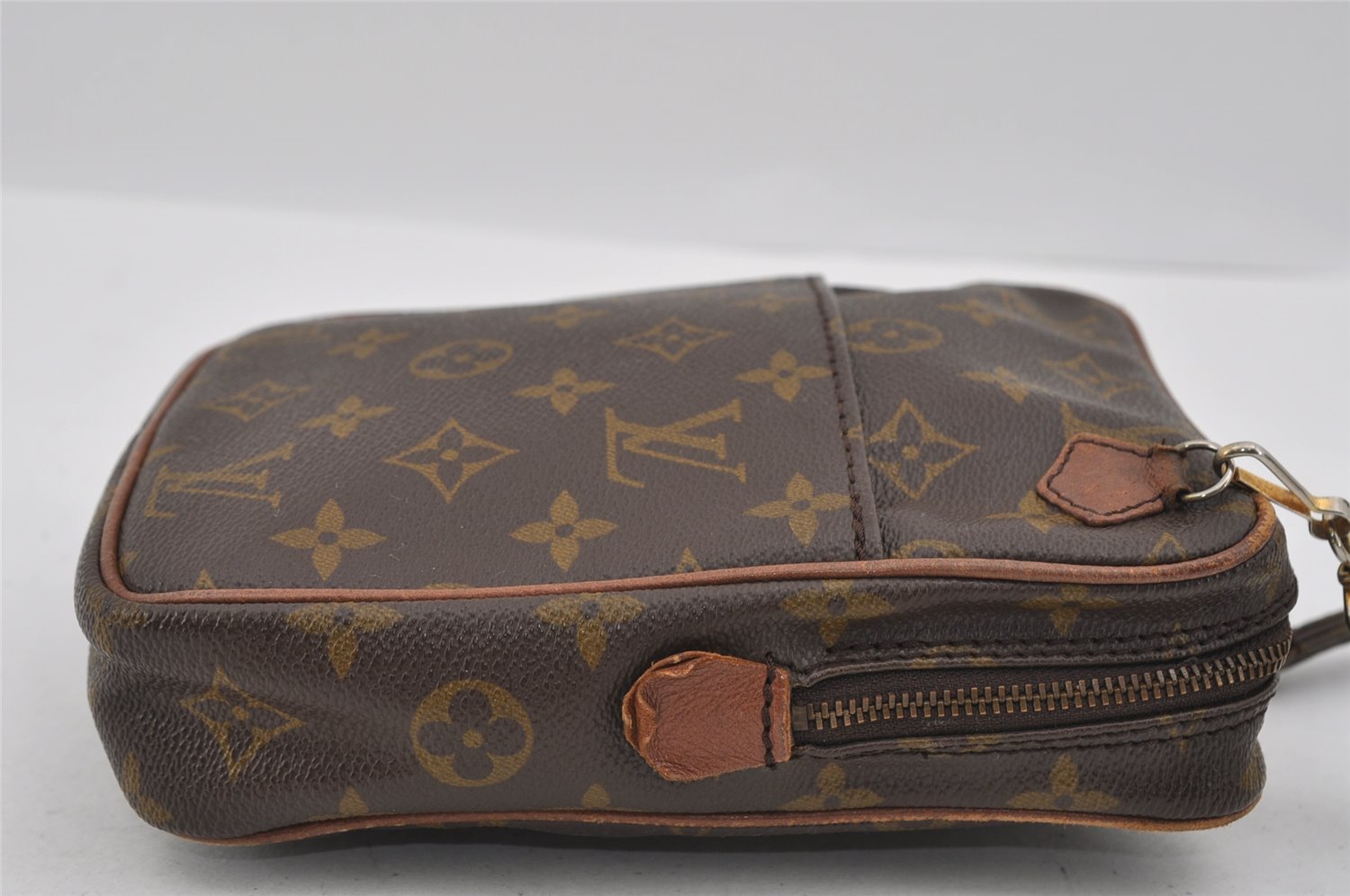 Authentic Louis Vuitton Monogram Danube Shoulder Cross Bag Old Model LV 1500I