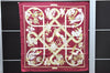 Authentic HERMES Carre 90 Scarf "Caraibes" Silk Red 1501D