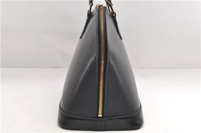 Authentic Louis Vuitton Epi Alma PM Hand Bag Black M40302 LV 1501E