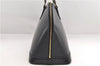 Authentic Louis Vuitton Epi Alma PM Hand Bag Black M40302 LV 1501E