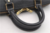 Authentic Louis Vuitton Epi Alma PM Hand Bag Black M40302 LV 1501E
