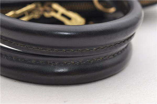 Authentic Louis Vuitton Epi Alma PM Hand Bag Black M40302 LV 1501E