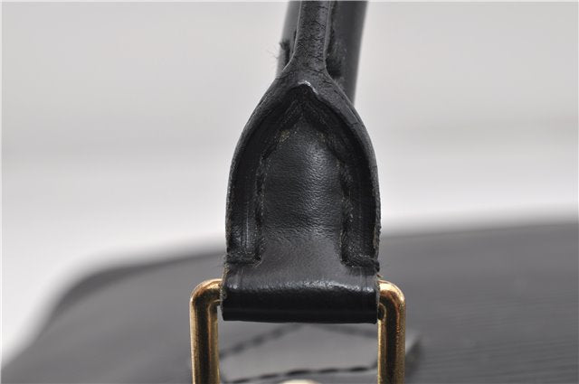Authentic Louis Vuitton Epi Alma PM Hand Bag Black M40302 LV 1501E