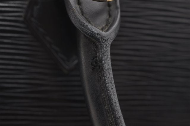 Authentic Louis Vuitton Epi Alma PM Hand Bag Black M40302 LV 1501E