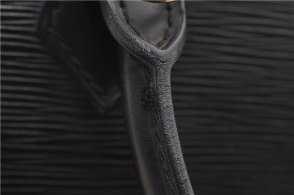 Authentic Louis Vuitton Epi Alma PM Hand Bag Black M40302 LV 1501E