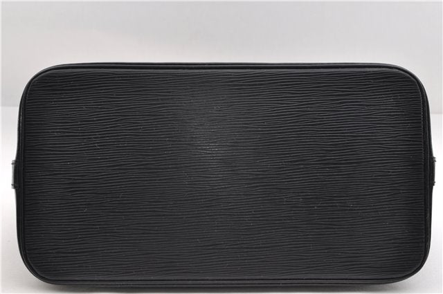 Authentic Louis Vuitton Epi Alma PM Hand Bag Black M40302 LV 1501E